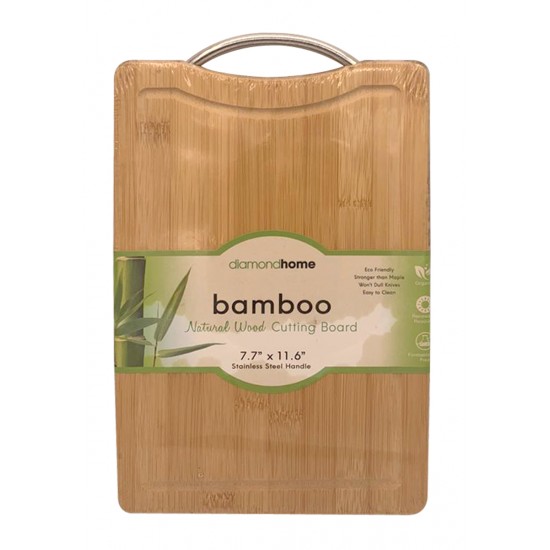 Bamboo Cutting Board With Handle 