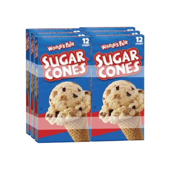 SUGAR CONE 12 CT PACK OF 6