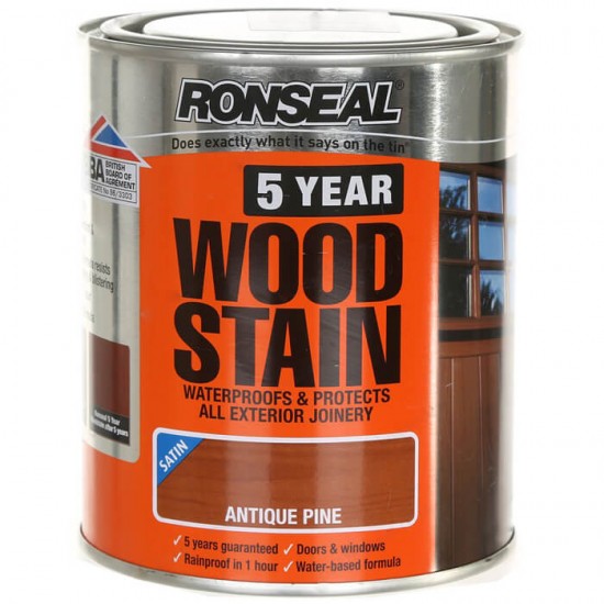 5 year wood stain antique pine 750ml