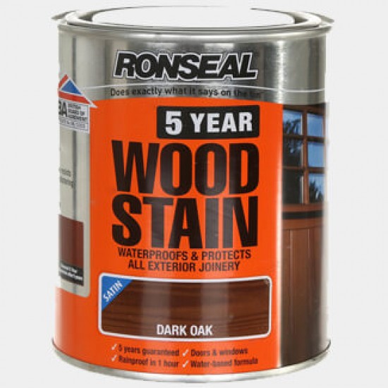 5 Year wood stain dark oak 750ml