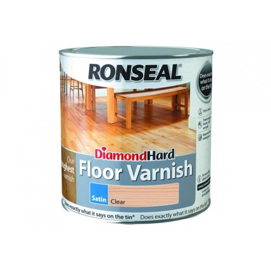 Floor Varnish Satin clear 2.5L