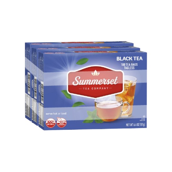 TAGLESS TEA BAGS 100CT PACK OF 3