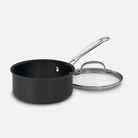 CHEF'S CLASSIC™ NONSTICK HARD ANODIZED 1.5 QUART SAUCEPAN WITH COVER