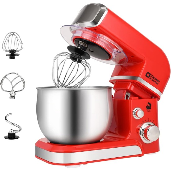 Kitchen in the box Stand Mixer,3.2Qt Small Electric Food Mixer