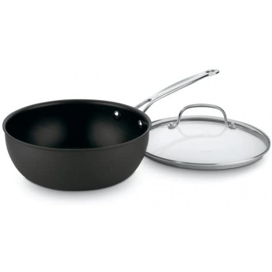 3 QUART CHEF'S PAN WITH COVER