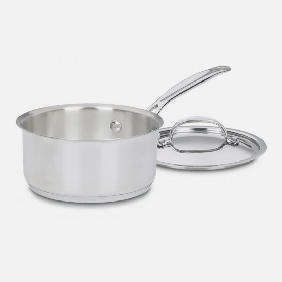 CHEF'S CLASSIC™ STAINLESS 1.5 QUART SAUCEPAN WITH COVER