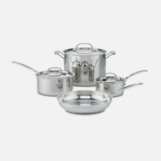 CHEF'S CLASSIC STAINLESS 7 PIECE SET