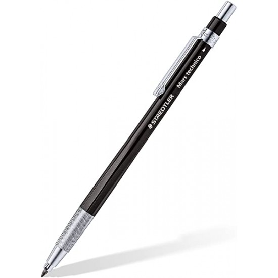 Mars Technico  leadholder pencil with HB lead, black 