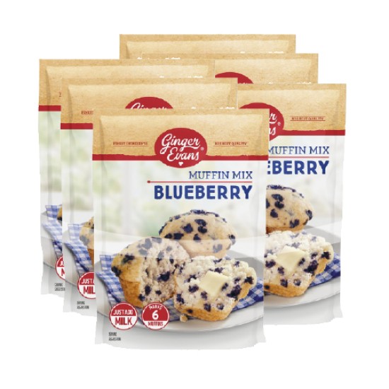 BLUEBERRY MUFFIN MIX POUCH Pack of 6