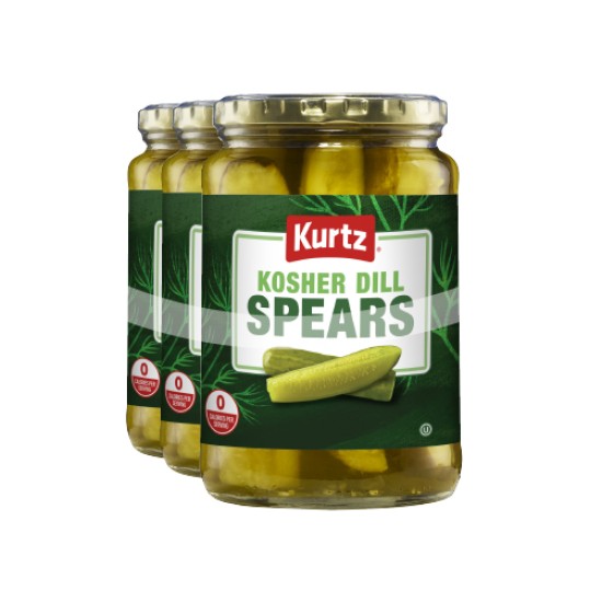 KOSHER DILL SPEARS PACK OF 3