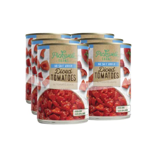 NO SALT DICED TOMATOES PACK OF 6