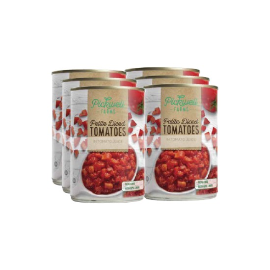 PETITE DICED TOMATOES PACK OF 6