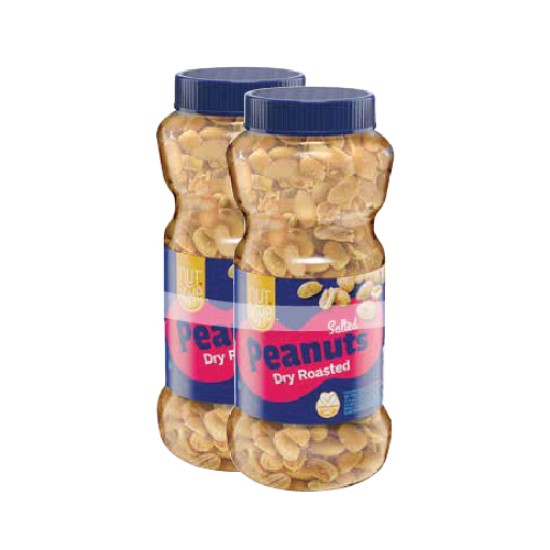 DRY ROASTED SALTED PEANUTS PACK OF 2