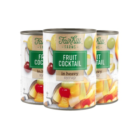 FRUIT COCKTAIL IN HEAVY SYRUP PACK OF 3