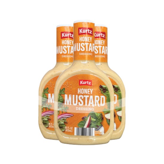 HONEY MUSTARD DRESSING 16 OZ PACK OF 3