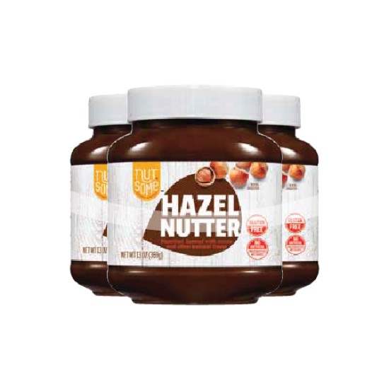 HAZEL NUTTER HAZELNUT SPREAD PACK OF 3