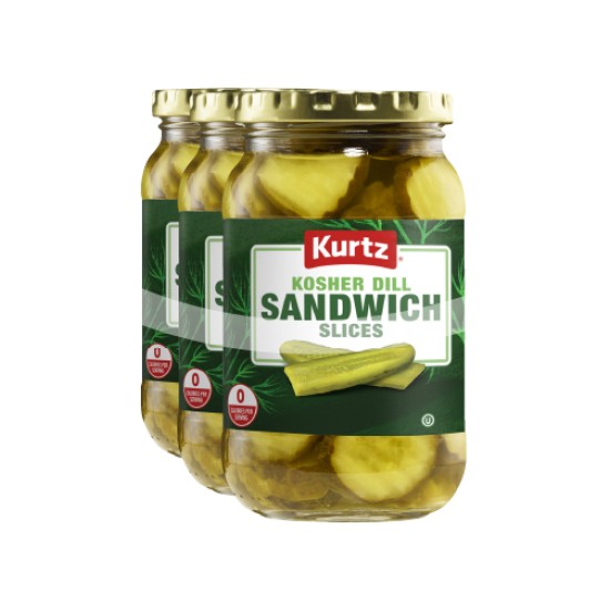 KOSHER DILL SANDWICH SLICES PACK OF 3