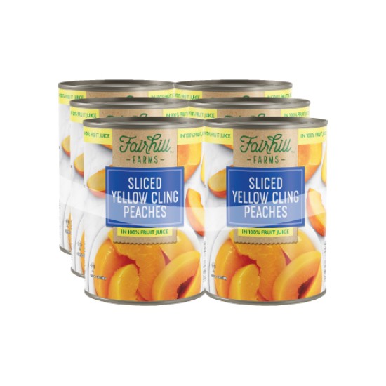 SLICED PEACHES IN JUICE PACK OF 3