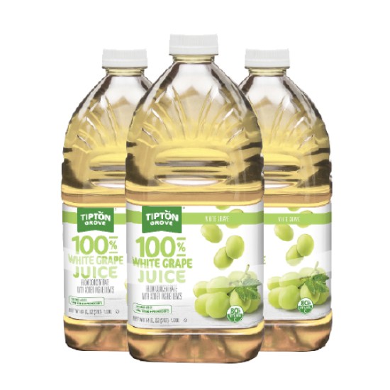 100% WHITE GRAPE JUICE Pack of 3