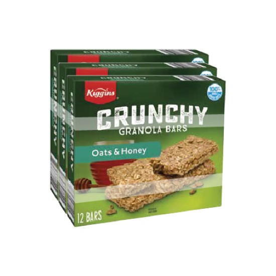 OAT AND HONEY GRANOLA BARS PACK OF 3