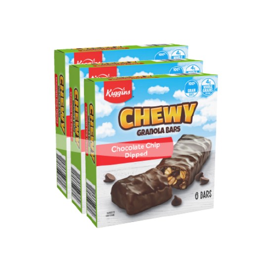 CHOCOLATE CHIP DIPPED BARS Pack of 3