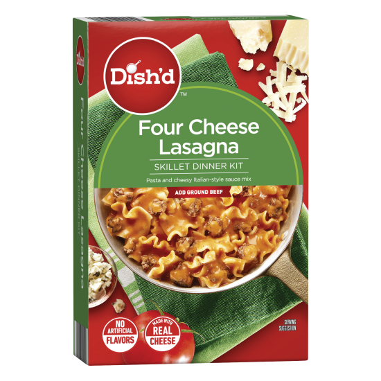 DISH'D FOUR CHEESE LASAGNA