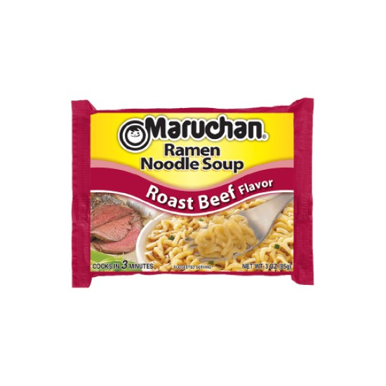 MARUCHAN ROAST BEEF RAMEN NOODLES