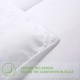 White Comforter King: 2 Pillows Shams