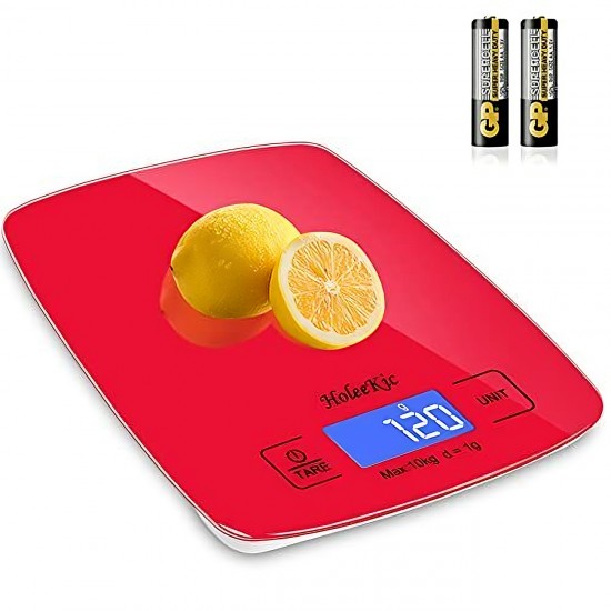 RED KITCHEN SCALE