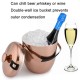 3LTR COPPER ICE BUCKET WITH COVER AND TONG