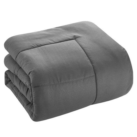 8 Piece Comforter Set Bag with Greek Key Design