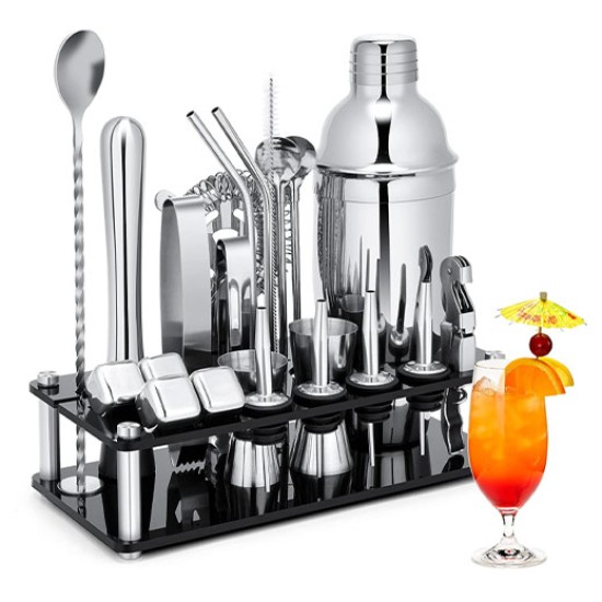 Cocktail Shaker Set, 23-Piece
