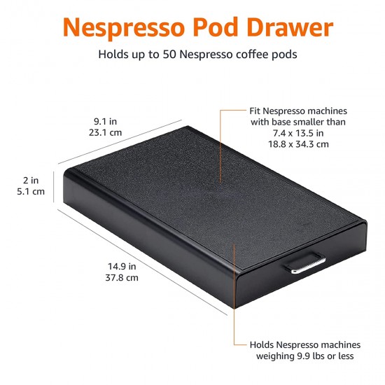 Nespresso OriginalLine Storage Drawer Holder for Capsules
