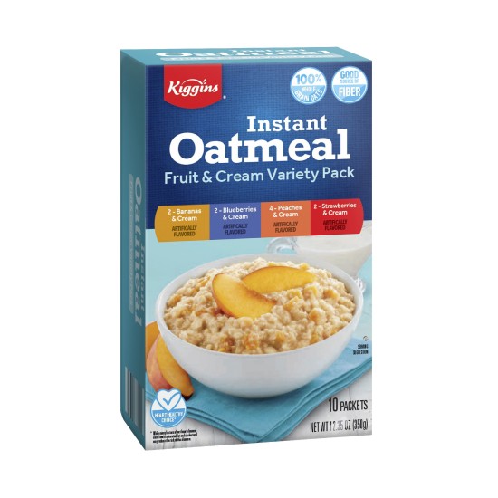 FRUIT AND CREAM VARIETY PACK INSTANT OATMEAL