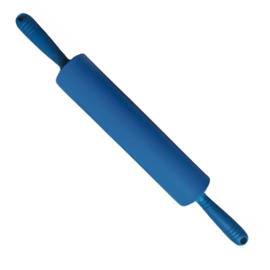 SILICONE ROLLING PIN - BLUE