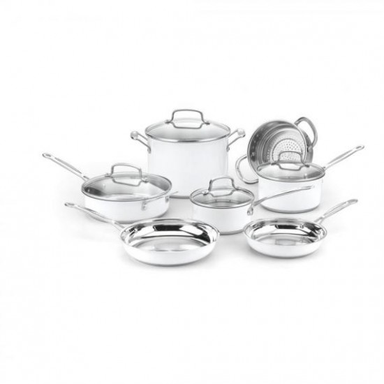 CHEF’S CLASSIC™ STAINLESS COLOR SERIES 11 PIECE SET
