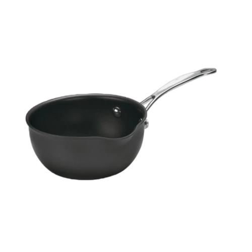 Cuisinart Chef's Classic Aluminum 1.5 Qt. Saucepan with Cover, Black  (619-16)