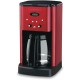12 Cup Brew Central Coffee Maker, Metallic Red 