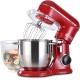 Kitchen in the box Stand Mixer, 4.5QT+5QT  RED