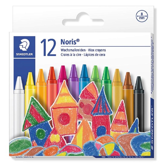 Noris Club Wax Crayons 12