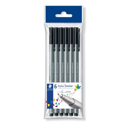 Staedtler TriPlus 334 C30P Fine Liner Pens in 30 Colours