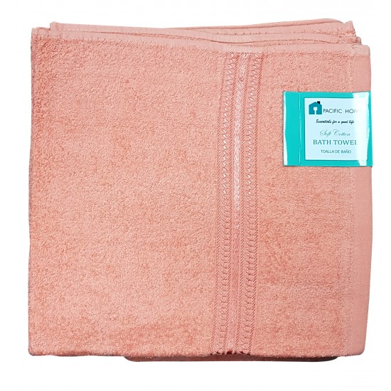 Cotton Bath Towel Pink