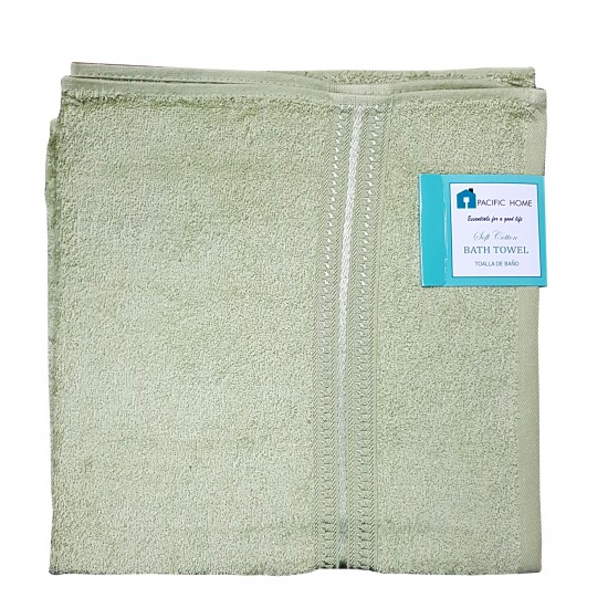 Cotton Bath Towel Green
