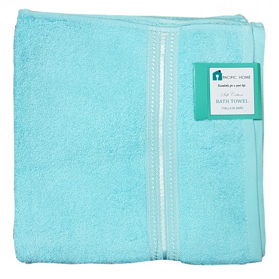 Cotton Bath Towel Light Blue