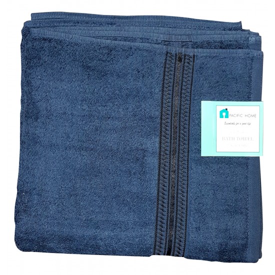Cotton Bath Towel Dark Blue