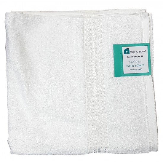 Cotton Bath Towel White
