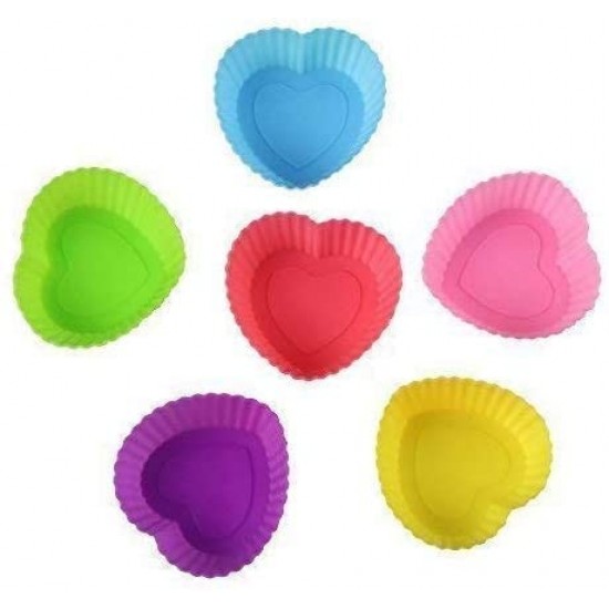 LetGoShop Silicone Cupcake Liners Reusable Baking Cups 