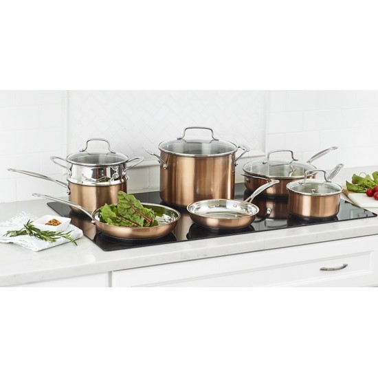 CHEF’S CLASSIC™ STAINLESS COLOR SERIES 11 PIECE SET IN COPPER