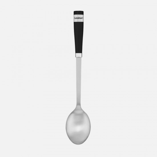 STAINLESS STEEL SOLID SPOON WITH BARREL HANDLE