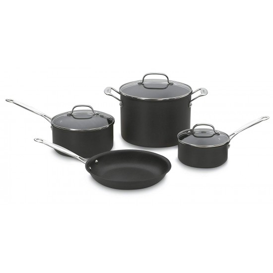 Chef's Classic™ Nonstick Hard Anodized 7 Piece Set 